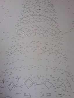 Соедини по точкам. Чудеса света