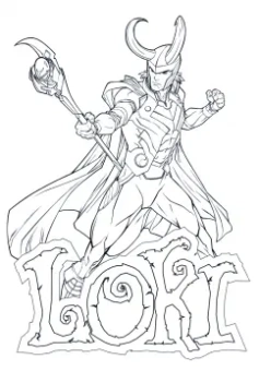 Раскраска Мстители