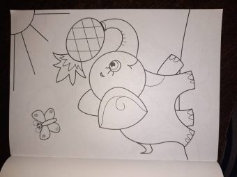 Раскраска А4. Мои картинки