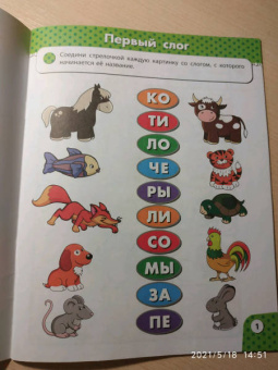 Книжка ЧИТАЕМ И ПИШЕМ. 5-7 лет (45019)