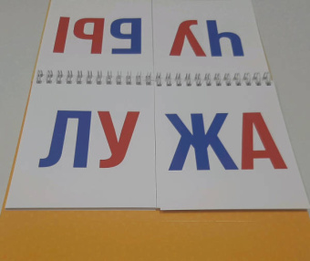 Перекидные карточки Составь слово