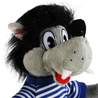 Мягкая игрушка Волк из м/ф "Ну, погоди!", музыкальная, 30 см