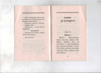 Канон за болящего