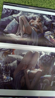 Лин Ван: Призрачный Клинок. GhostBlade. Иллюстрации WLOP