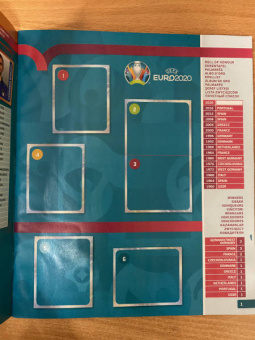 Альбом для наклеек UEFA EURO 2020