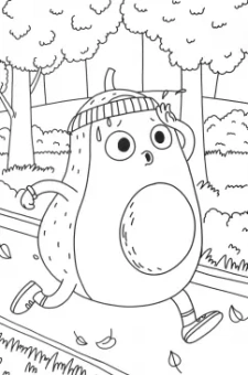 Макси-раскраска. Авокадомания