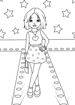 Раскраска "Классные девчонки", А4