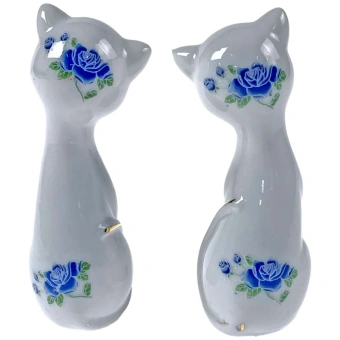 Набор из 2-х фигурок "Кошечка", 6*6*14 см.(2 кошечки)