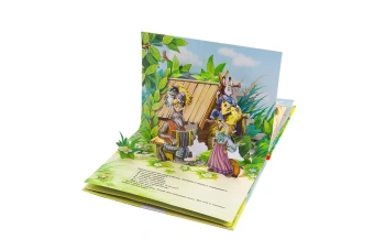 Книжка панорамка для детей: Текст и обр М. А. Булатова. Теремок