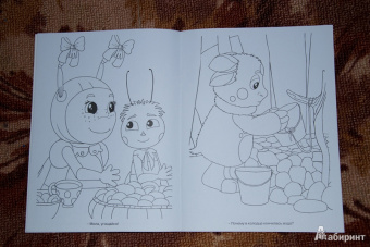 Волшебная раскраска "Лунтик и его друзья" (№ 12112)