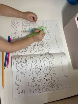 Раскраска А4. В огороде