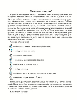 Готовим руку к письму. 5-6 лет. Подготовка к школе