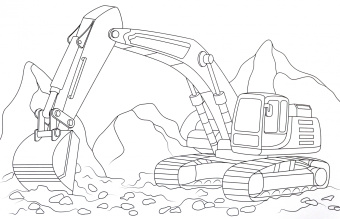 Maxi-раскраска. Большие машины