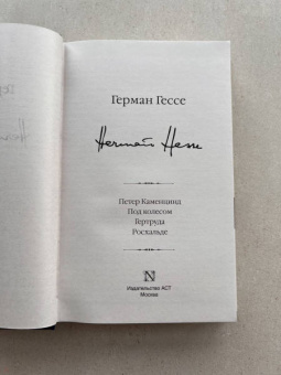Герман Гессе: Петер Каменцинд. Под колесом. Гертруда. Росхальде