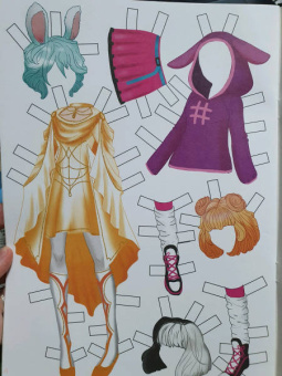 Бумажные куколки. В стиле аниме