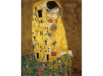 Рисование по номерам " Густав Климт: Поцелуй ", 30х40 см