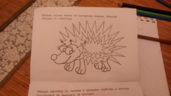Обведи и раскрась