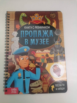 Книга с фонариком. Пропажа в музее