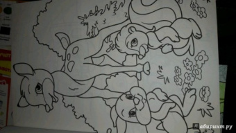 Макси-раскраска "Мир сказок"