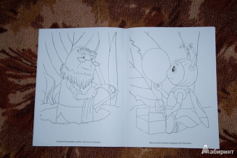 Волшебная раскраска "Лунтик и его друзья" (№ 12112)