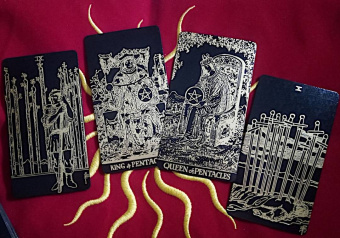 Waite, Greer: Tarot Gold & Black edition