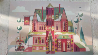 Джада Франча: С Новым годом! Большая книга-адвент с окошками