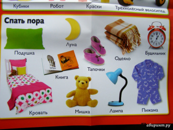 Слова. Развивающая книжка с наклейками