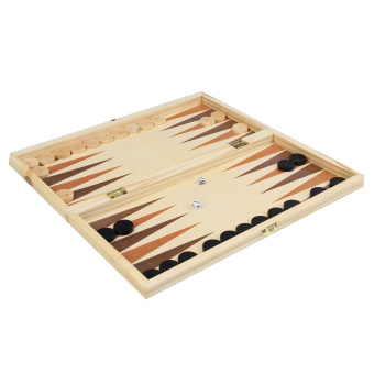 Игра настольная Шахматы, шашки, нарды 34*34см Рыжий кот поле деревянное фигуры деревянные