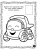 Грузовичок Лёва. Раскраска по образцу для самых маленьких (зелёная)