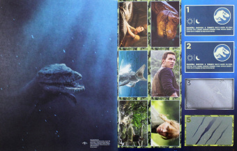 Альбом для наклеек "Мир Юрского периода 2 " (+ 15 наклеек)