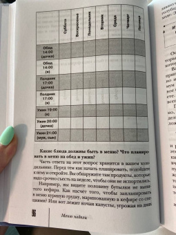 Дарья Черненко: Меню недели. Тайм-менеджмент на кухне