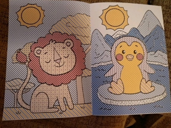 Зверушки. Книжка-раскраска