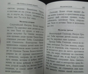 "Не бойся, только веруй!". Как молиться за детей. С наставлениями и советами для родителей