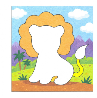 Веселые аппликации. Африка