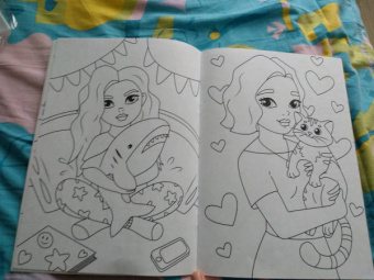 Раскраска "Классные девчонки", А4
