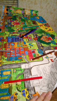 Раскраска Чудесный город