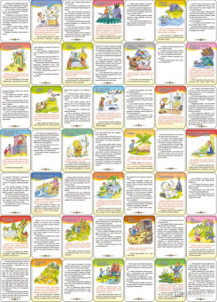 Обсуждаем сказки. 5-7 лет. 250 вопросов по 50 известным сказкам. 50 карточек