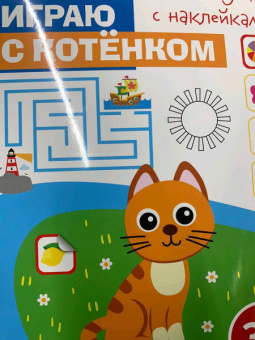 Играю с котёнком