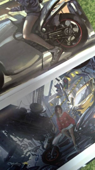 Лин Ван: Призрачный Клинок. GhostBlade. Иллюстрации WLOP