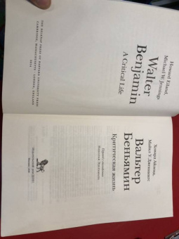 Айленд, Дженнингс: Вальтер Беньямин:  критическая жизнь