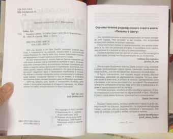 Лус Габас: Пальмы в снегу