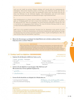 Perlmann-Balme, Matussek, Schwalb: Sicher! aktuell B2.1. Kurs- und Arbeitsbuch, Lektion 1–6 + CDmp3 zum Arbeitsbuch