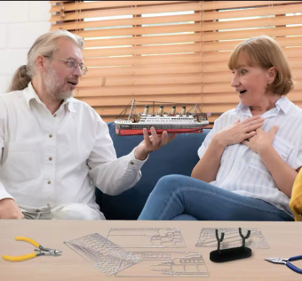 Piececool 3d металлический пазл подарки для взрослых, модель корабля Титаника , 226 шт. круизных пазлов, строительные искусственные игрушки