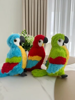 Мягкая игрушка Попугай 25 см