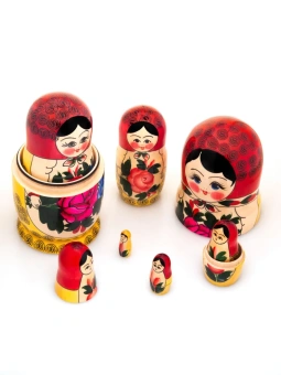 Семеновская матрешка 7 кукол (русские сувениры)