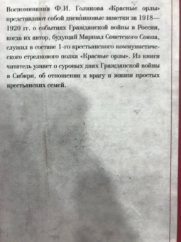 Филипп Голиков: Красные орлы