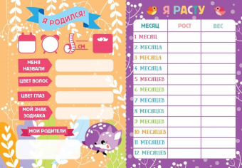 250 наклеек для фотосессии малыша