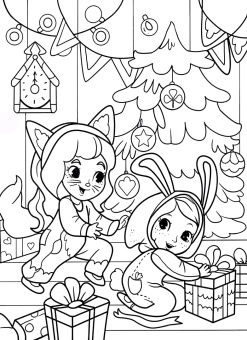 Большая раскраска. Для девочек