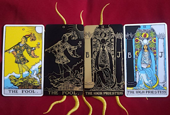 Waite, Greer: Tarot Gold & Black edition
