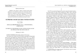 Знаковые решения Верховного суда США и Палаты лордов Великобритании